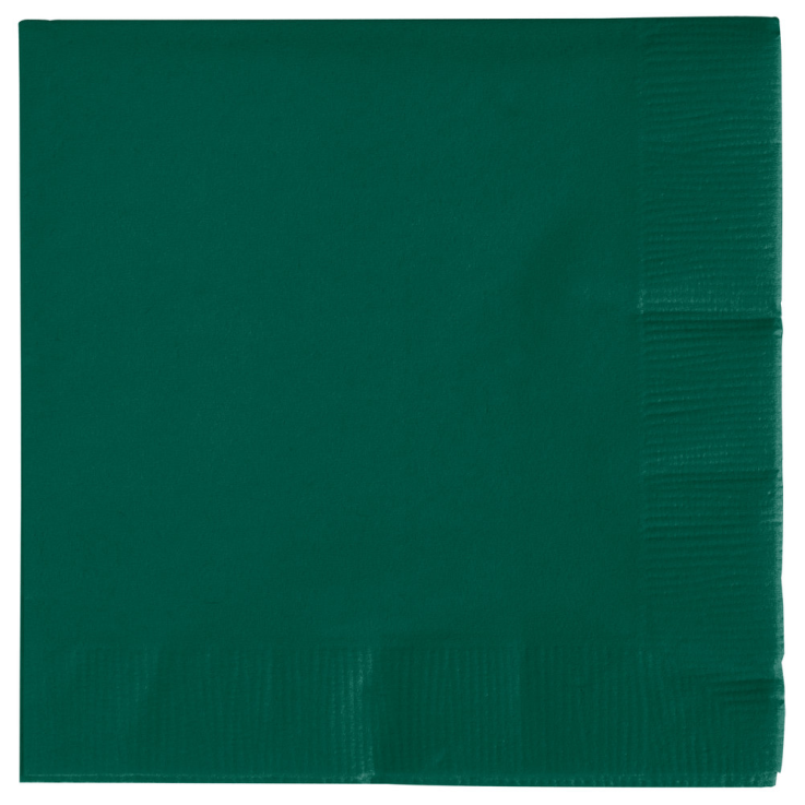 Hunter Green - Beverage Napkins
