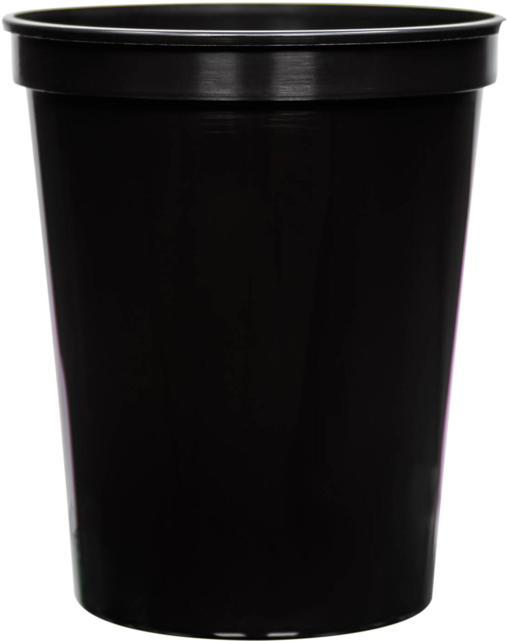 Black - Plastic Cup
