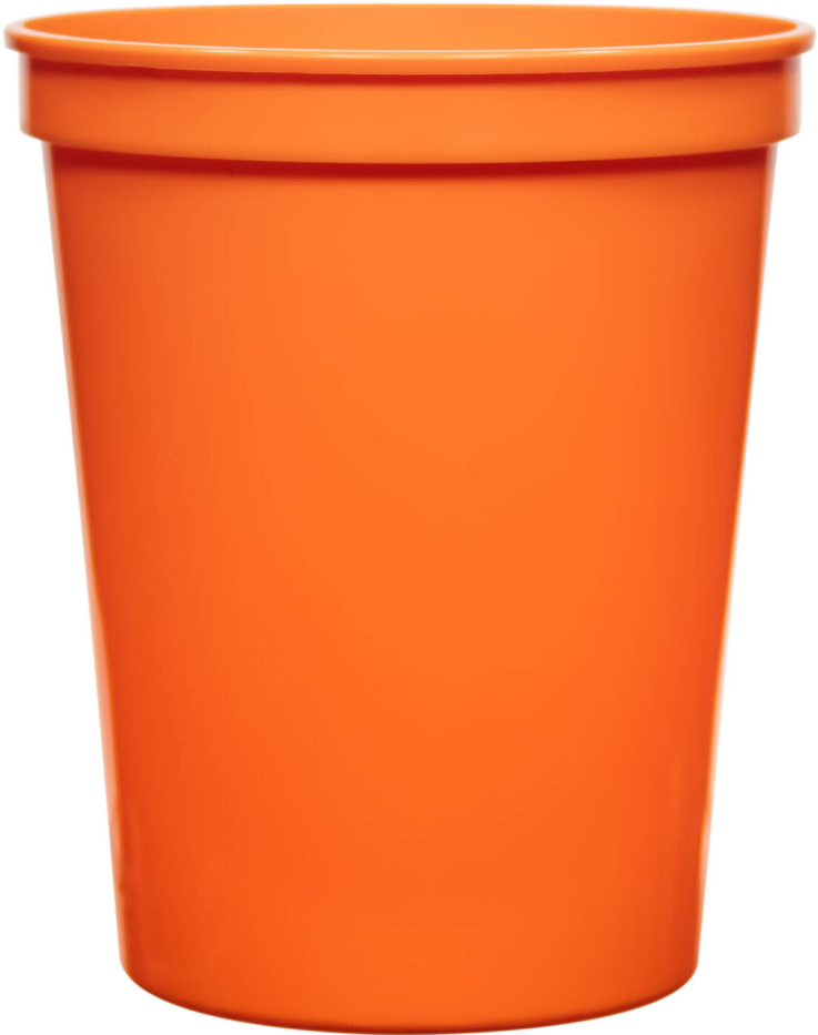 Orange - Plastic Cup
