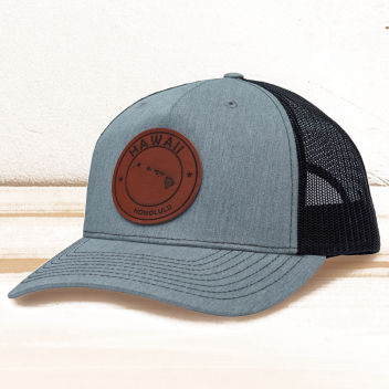 Custom Leather Patch Hat