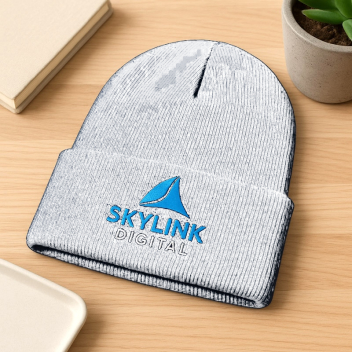 Custom Embroidered Snug Fit Beanie