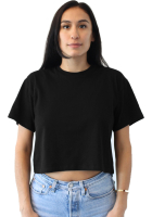 Tシャツ・カットソー Womens Cropped Small Level T-Shirt Custom Next Level Women's Festival High-Low T-shirt - Design