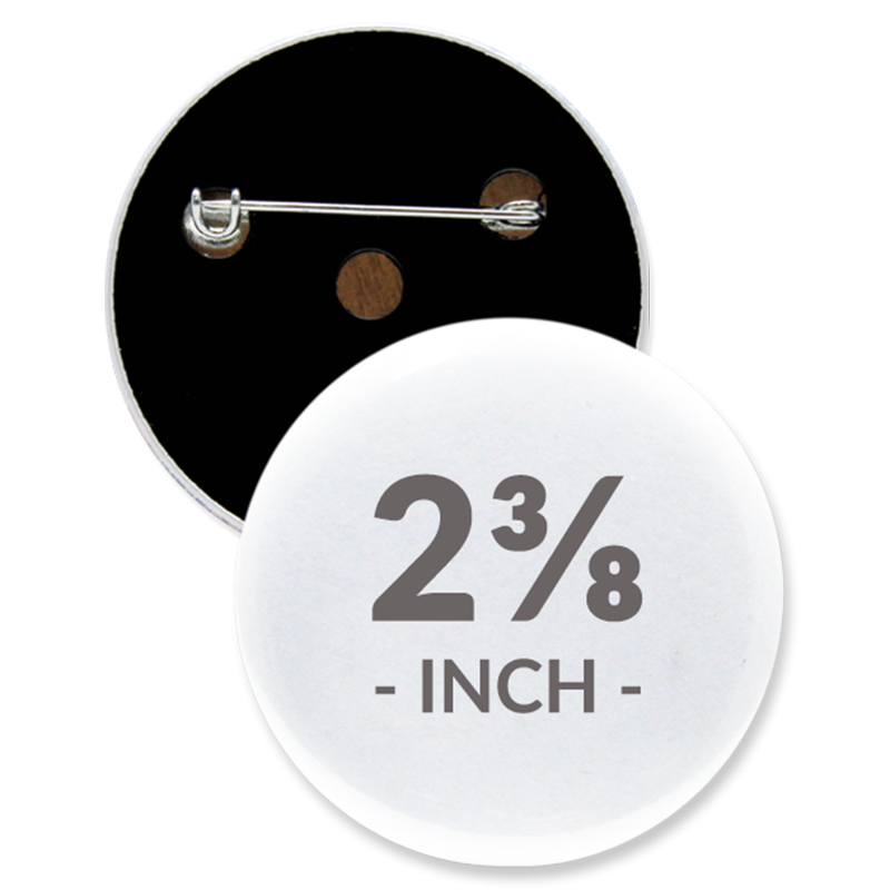 2 3/8 Inch Round Custom Buttons