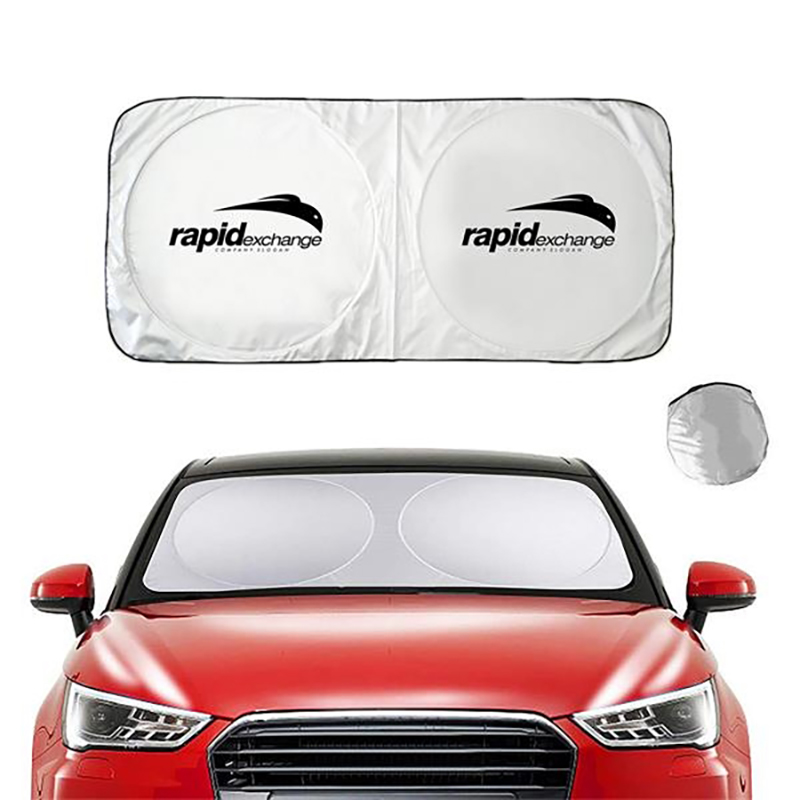 59 X 27.5 Inch Foldable Car Sun Shades Custom Car Sun Shades
