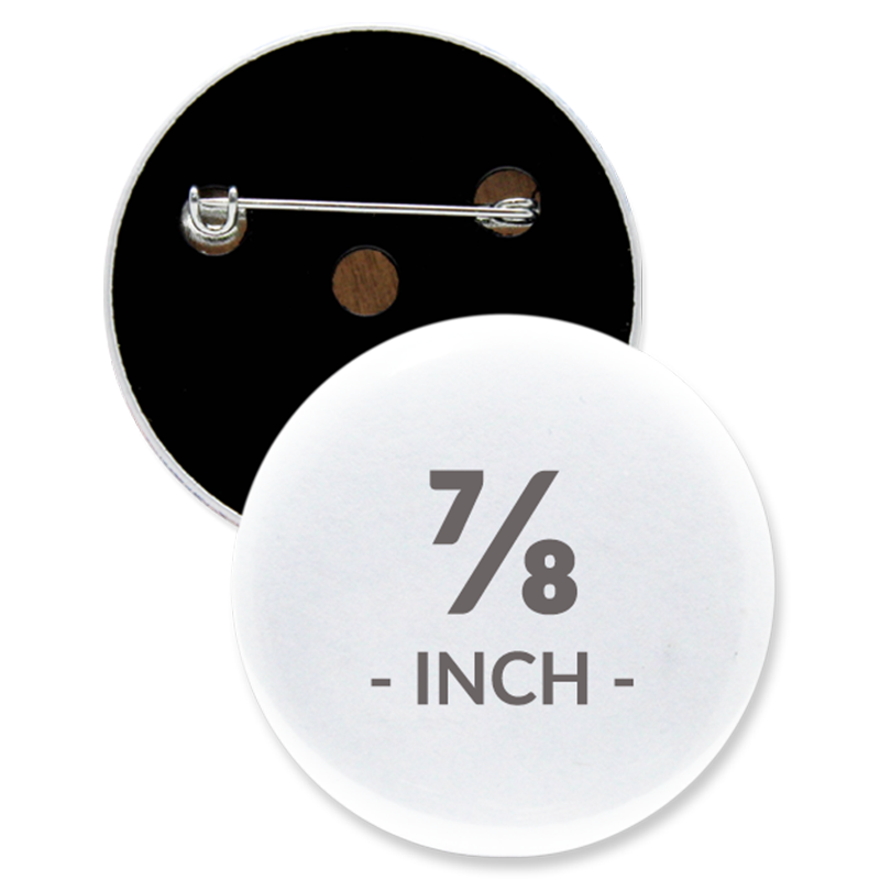 7/8 Inch Round Custom Buttons