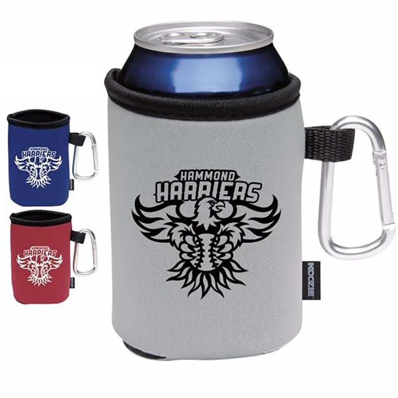 Collapsible KOOZIE&amp;reg; Can Kooler With Carabiner