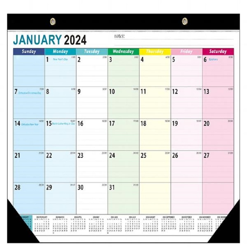Full Color Desk/Wall Calendar January 2024June 2025 Calendars