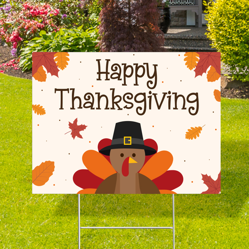 Happy Thanksgiving Yard Signs