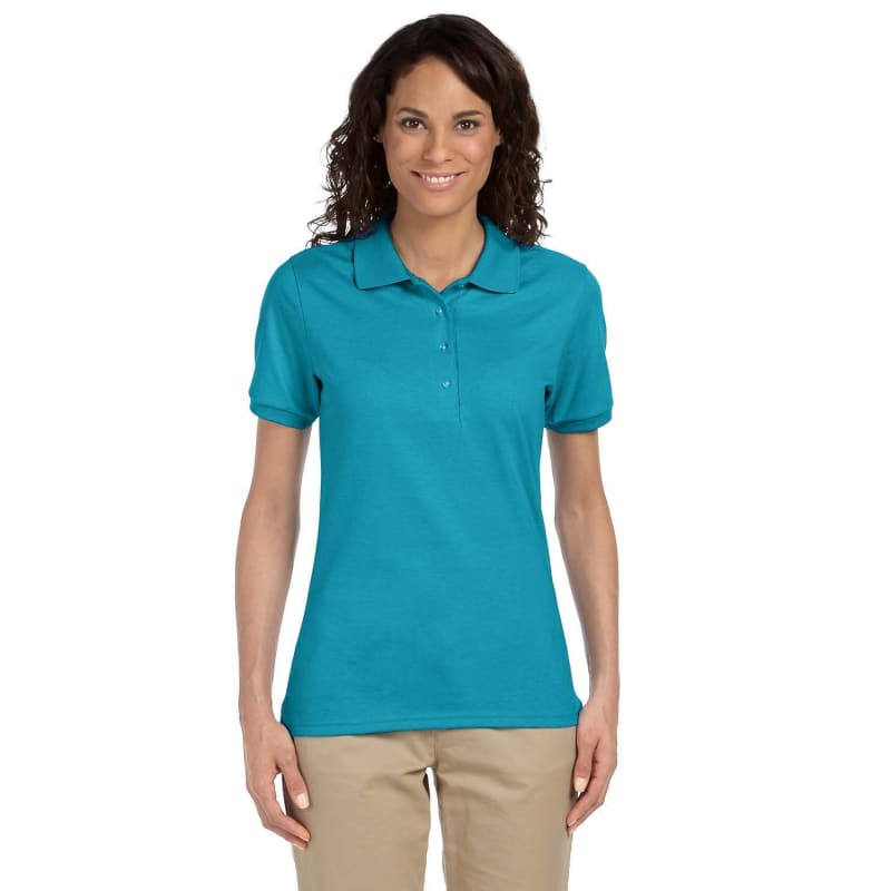 Jerzees Ladies 5.6 Oz., 50/50 Jersey Polo With SpotShield&amp;trade;
