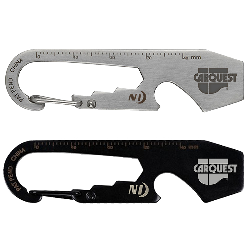Promotional Multi-Tool with Light and 3' Tape Measure Keychain
