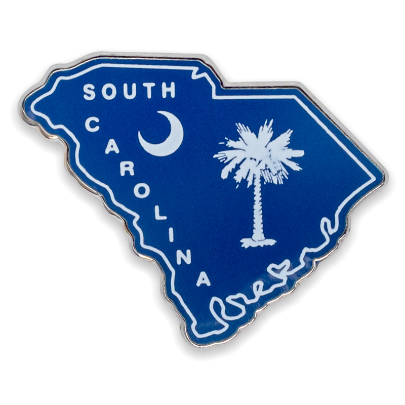 South Carolina Stock Lapel Pins State Lapel Pins