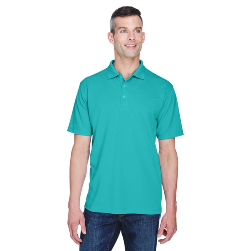 UltraClub Mens Cool &amp; Dry Stain-Release Performance Polo