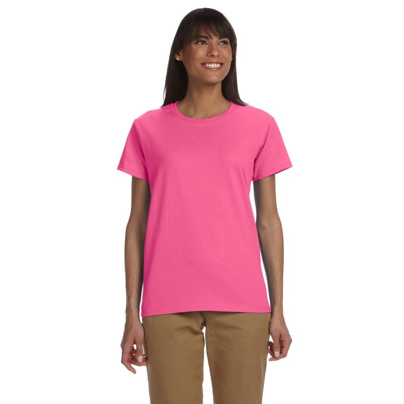 Gildan Ultra Cotton® Ladies 6 Oz. T-Shirt | Short Sleeve & Tanks ...