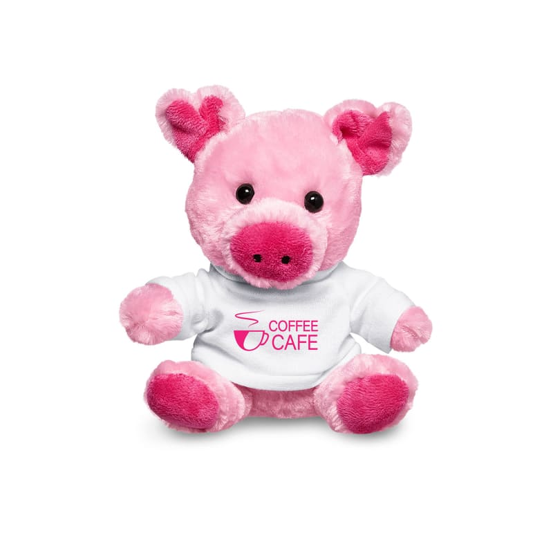 7&amp;quot; Plush Pig With T-Shirt