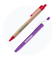 Pens, keychains, and small handouts