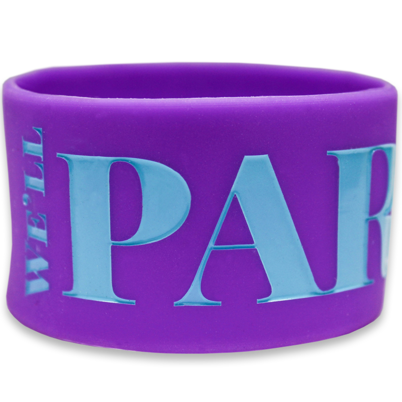 1.5 Inch Ink Injected Wristbands