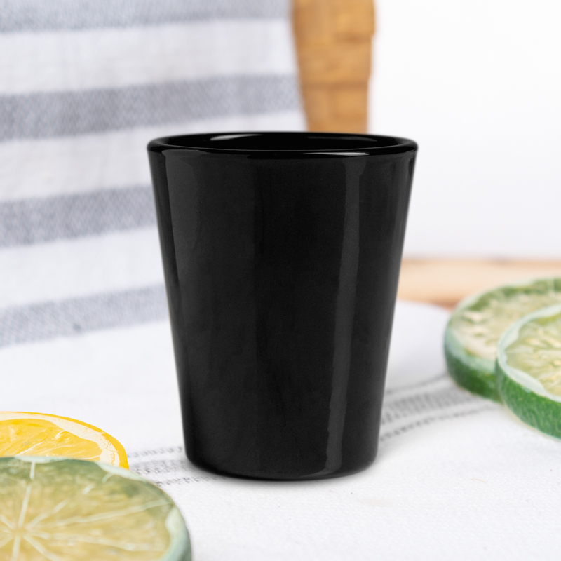 Custom 1.75oz BLANK Black Shot Glass