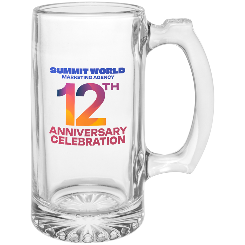 12 Oz Libbey Glass Beer Mug
