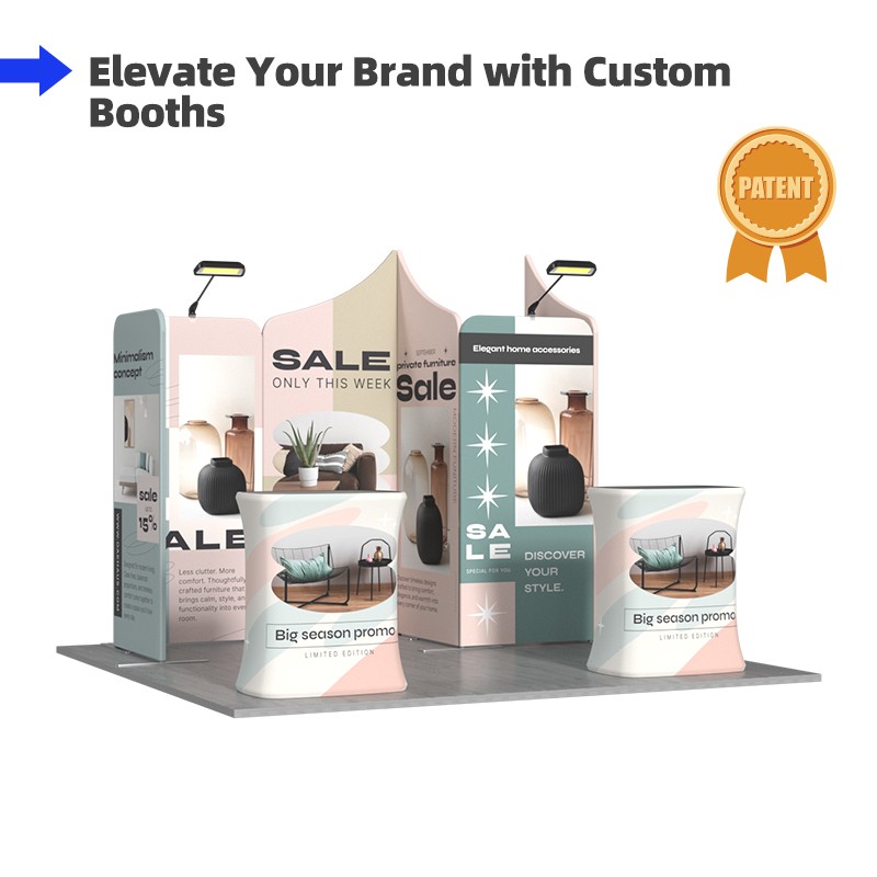 10x10ft Trade Show Booth Kit - B7