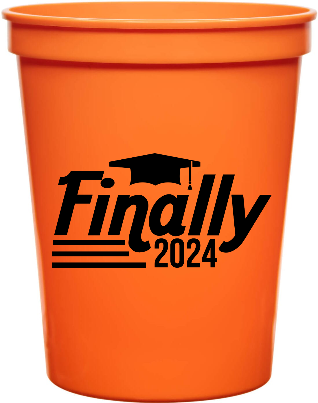 Graduation Finally 2024 16oz Stadium Cups Style 127818