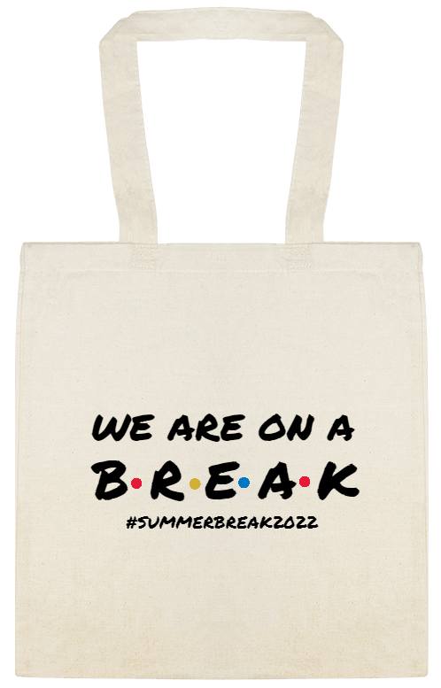 Seasonal We Are B R K summerbreak2024 Custom Everyday Cotton Tote Bags Style 154394