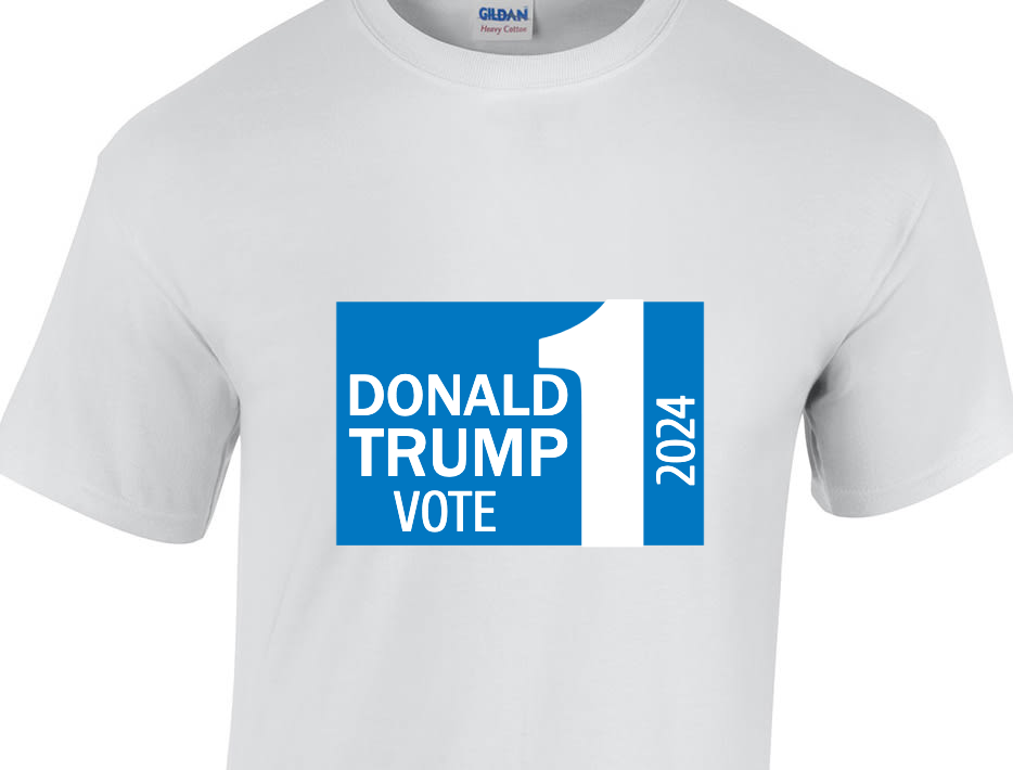 Political Donald Trump Vote 1 2024 Unisex Basic Tee T-Shirts Style 111523