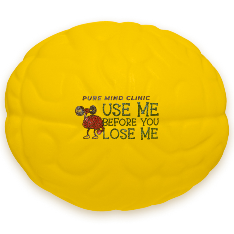 Custom Brain Stress Balls
