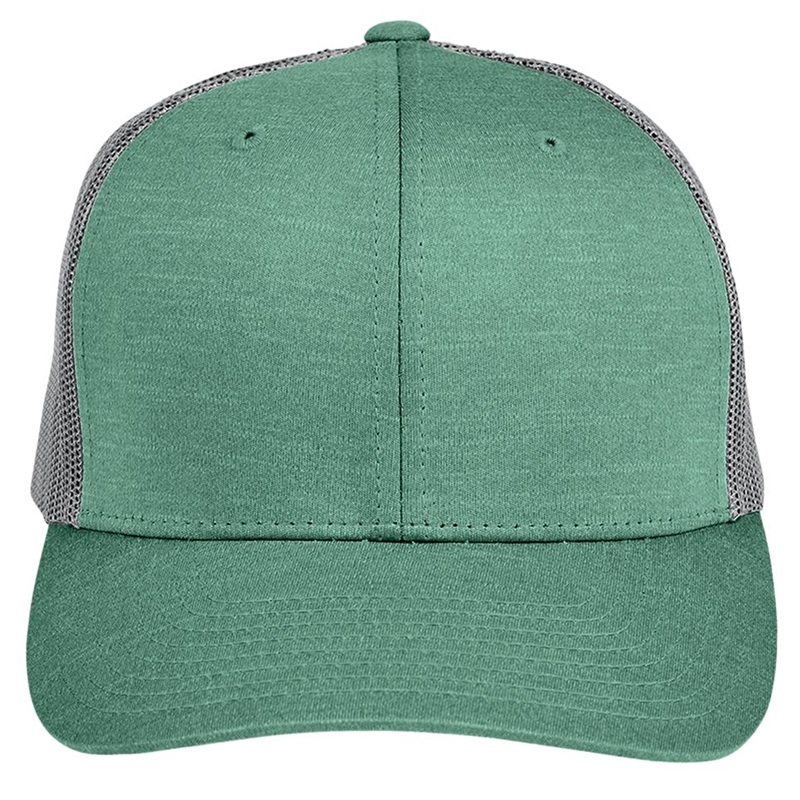 Team 365 By Yupoong&reg; Adult Zone Sonic Heather Trucker Cap