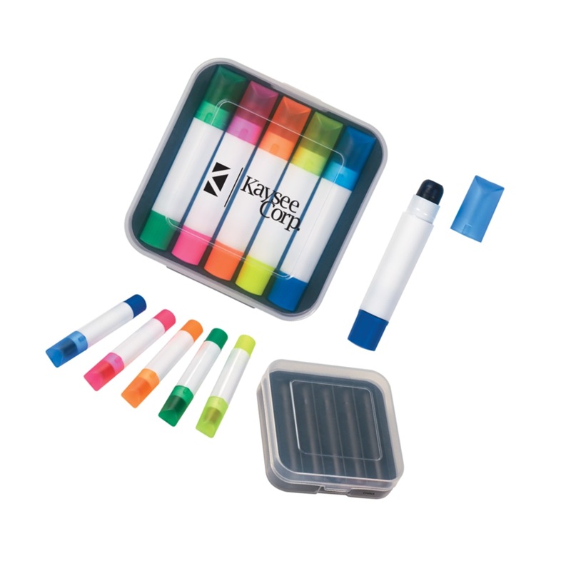 Set Of 5 Gel Wax Highlighters