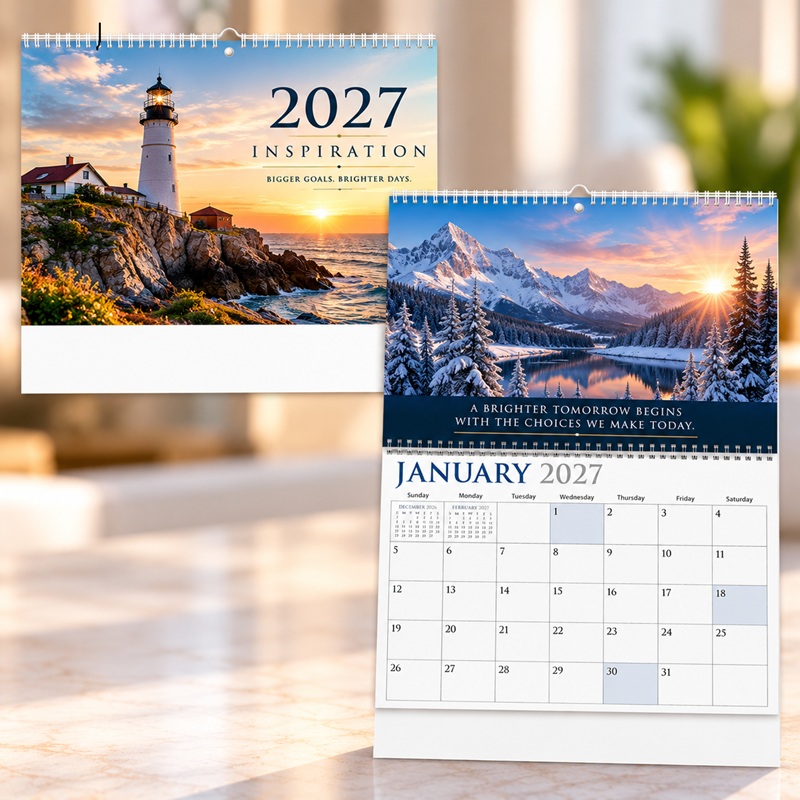 2024 Inspiration Wall Calendar - Spiral