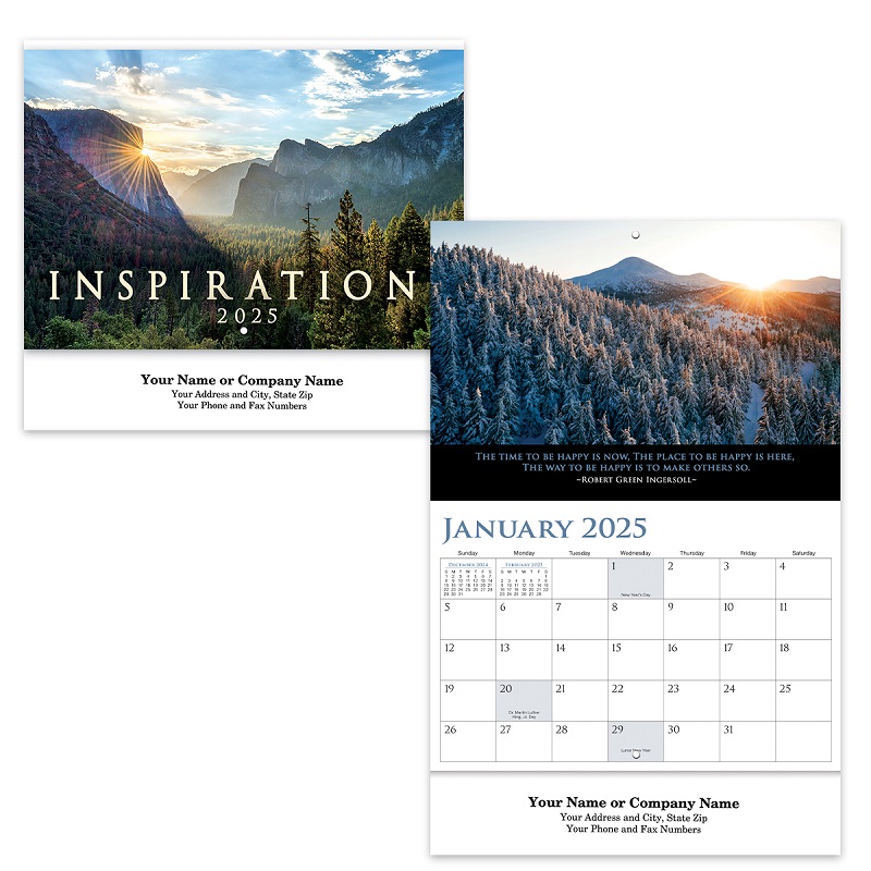 2024 Inspiration Wall Calendar - Stapled