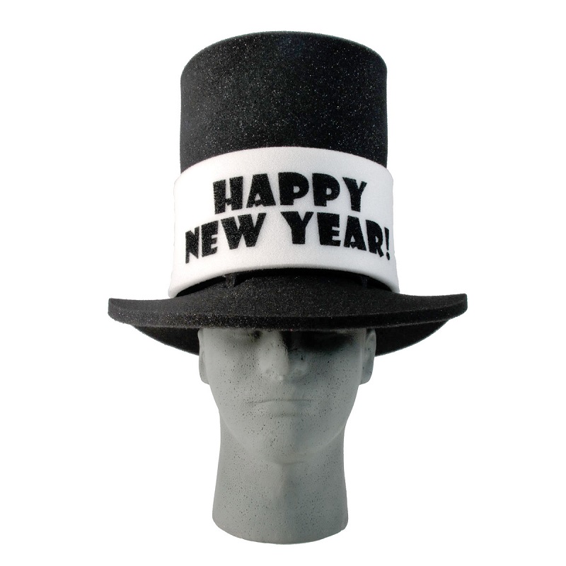 Black foam top hat clearance