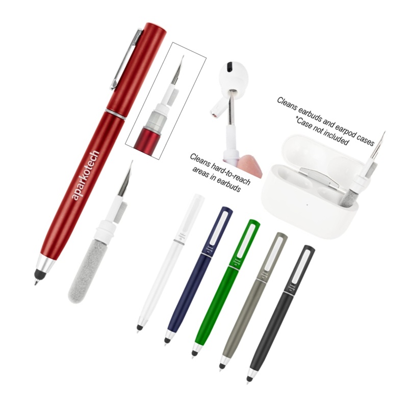 Stylus Pen With Earbud Cleaning Kit