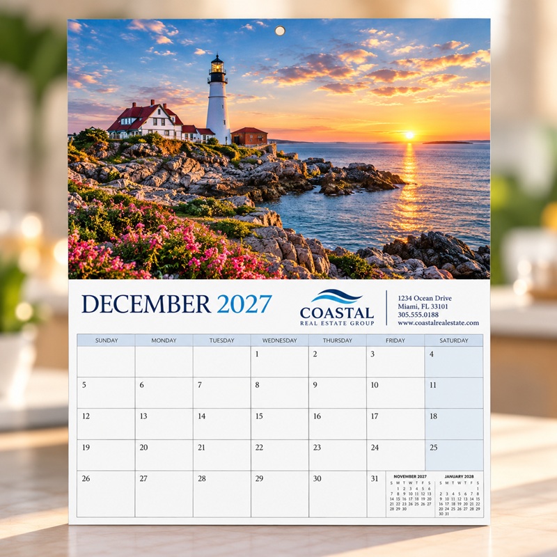 2024 Scenic Wall Calendar