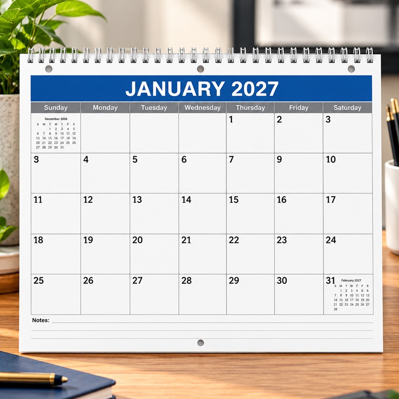 Small Wall Calendar