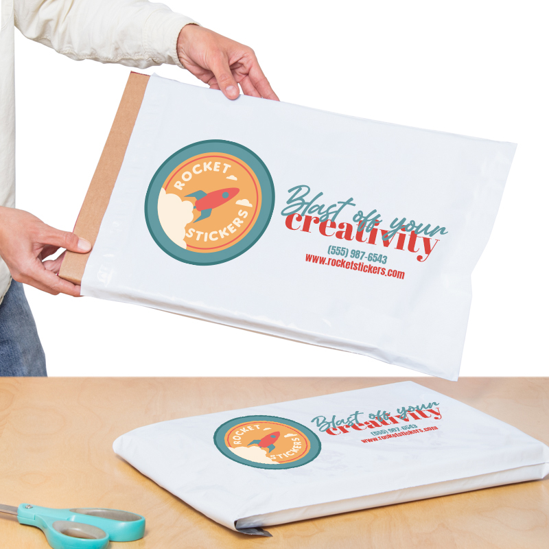 Custom 14 X 16 Inch Poly Mailer Shipping Bags