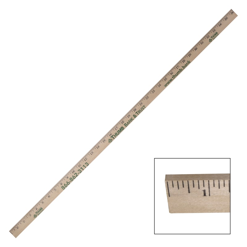 1/4&amp;quot; Thick Natural Yardstick