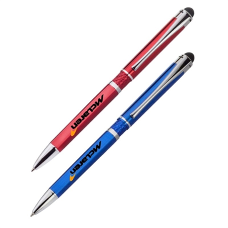 Custom Elegant Diamond Cut Metal Stylus Pens