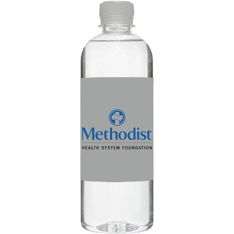 16.9 Oz Short Bullet Custom Label Bottled Water