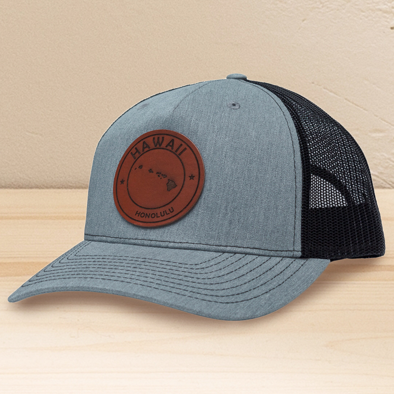 Custom Leather Patch Hat