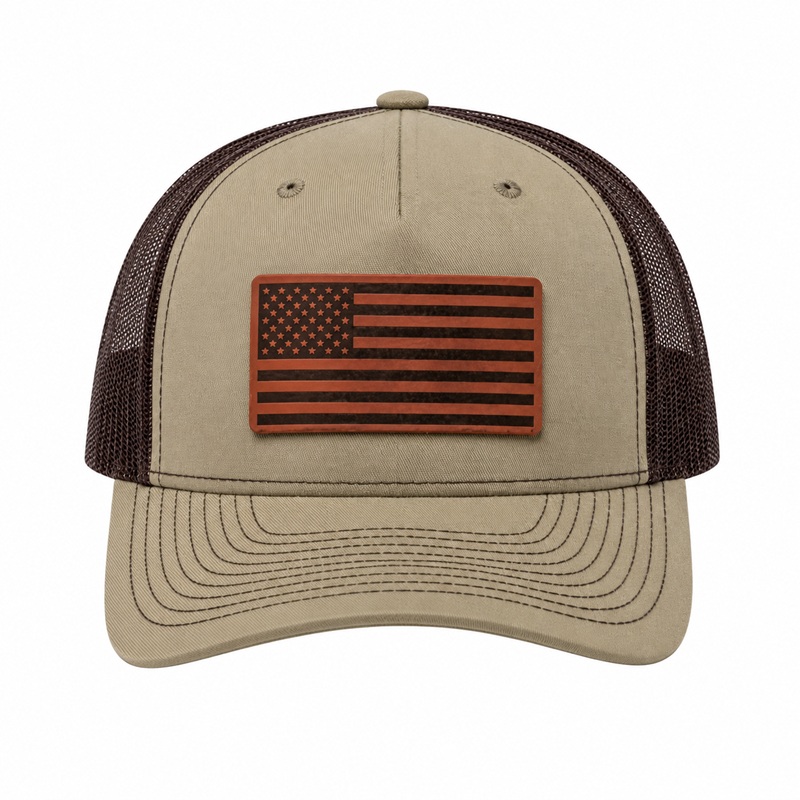 Custom Leather Patch Hat