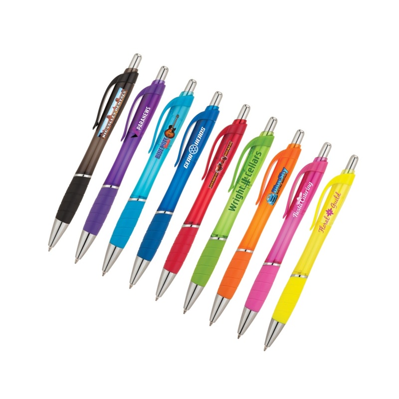 Valumark Wave&reg; - Clear Ballpoint Pen