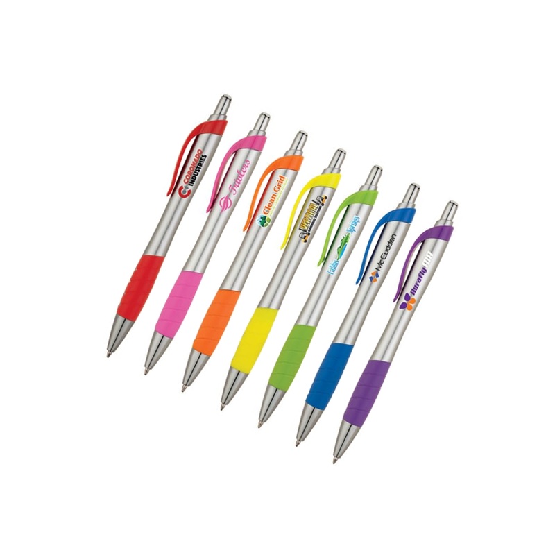 Valumark Wave&reg; - Silver Ballpoint Pen
