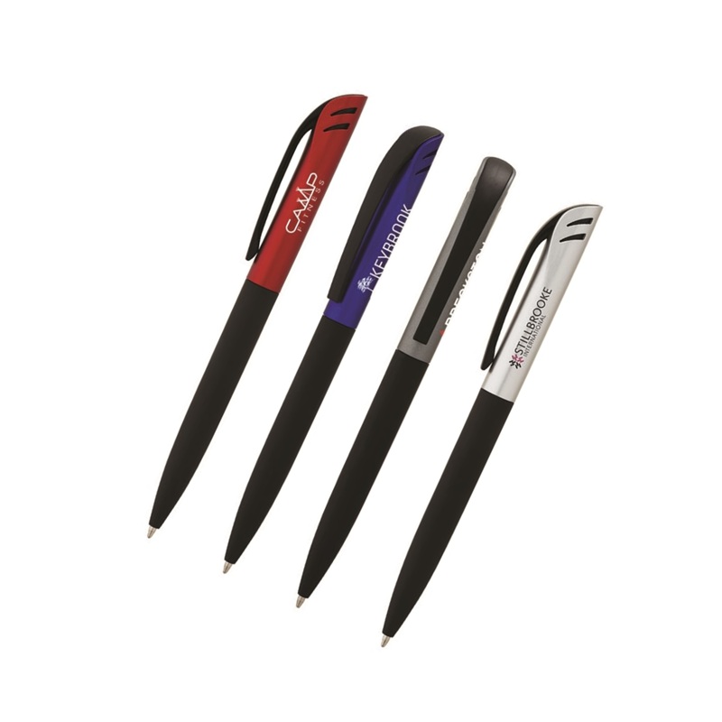 Basics Plastik Manchester Twist-Action Ballpoint Pen