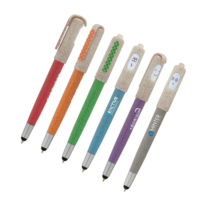 Basics Plastik Charlie Plunge-Action Ballpoint / Stylus / Mood Pen