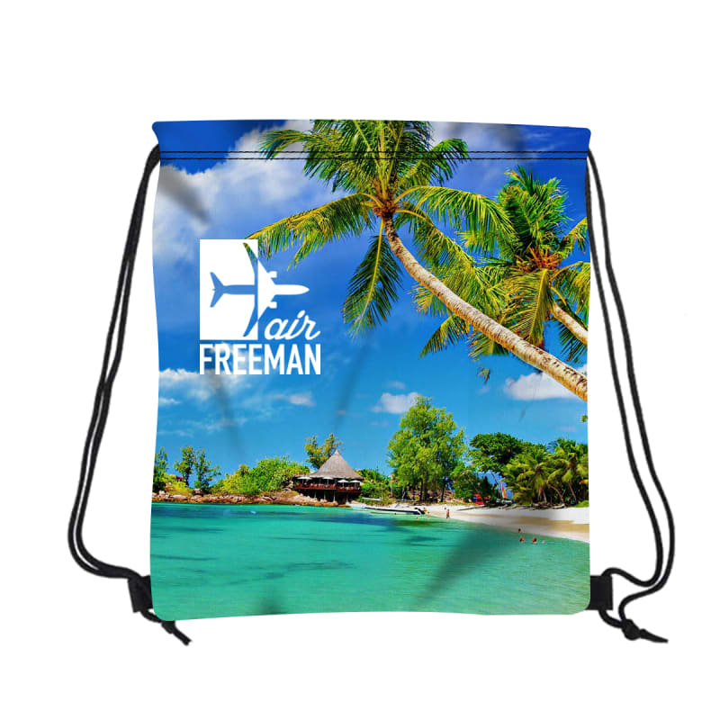 16&amp;quot; W X 18&amp;quot; H Polyester Drawstring Backpack