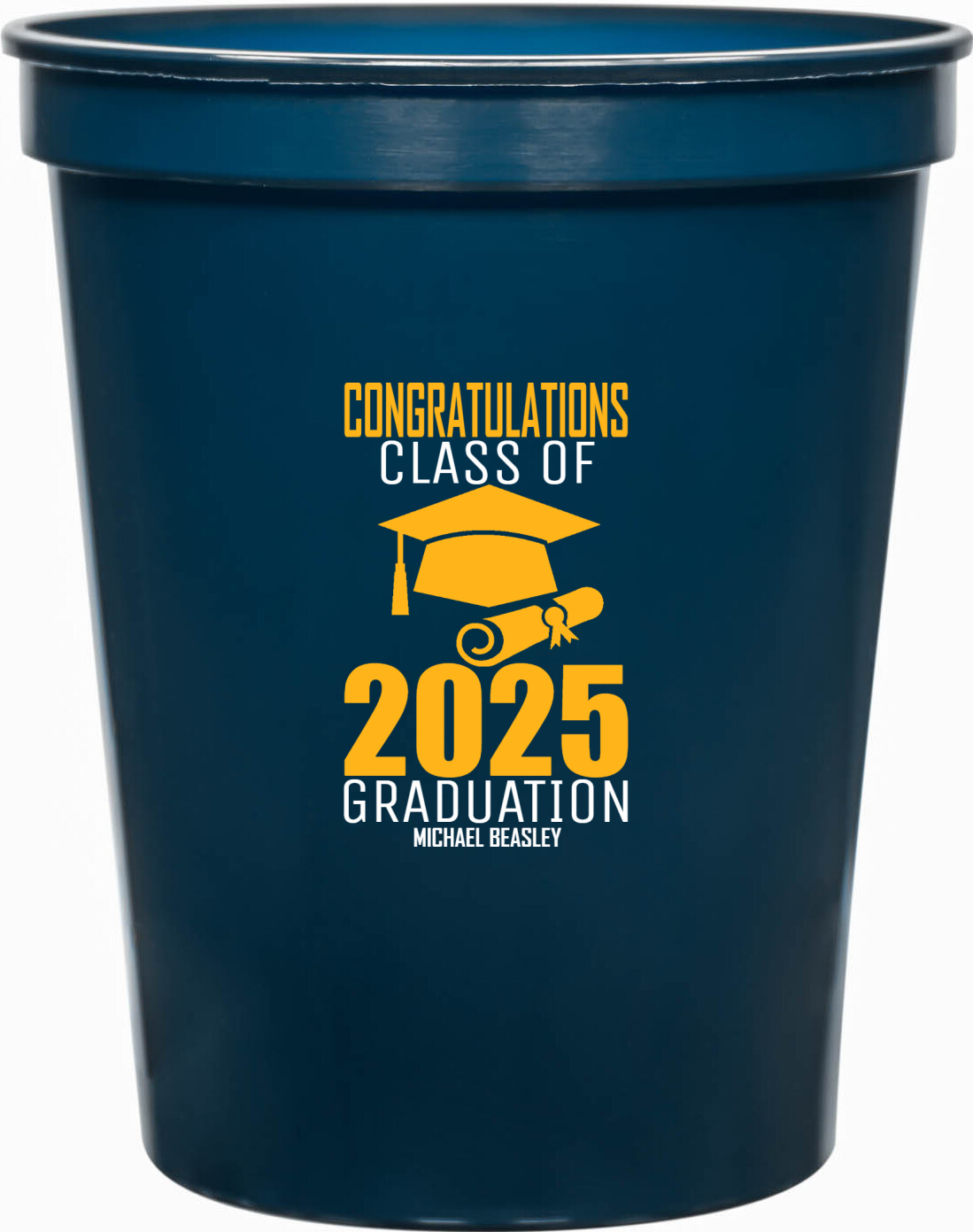 Congratulations Class Of 2025 Graduation 16oz Stadium Cups Style 171142
