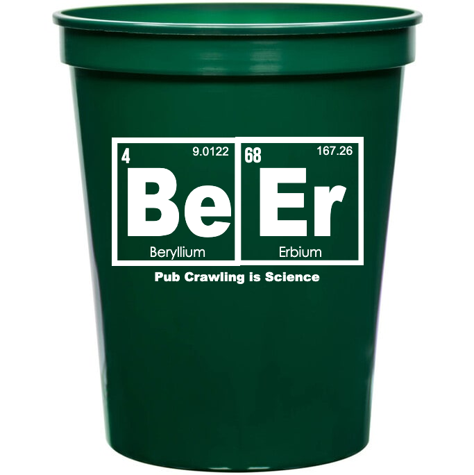 Holidays & Special Events 4 90122 16726 68 Be Er Beryllium Erbium 16oz Stadium Cups Style 158578