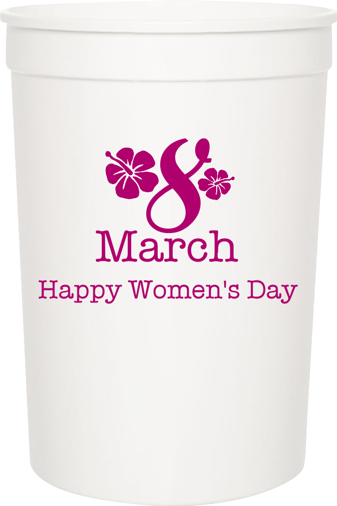 Women Day 8 March Happy Womens 16oz Stadium Cups Style 102123