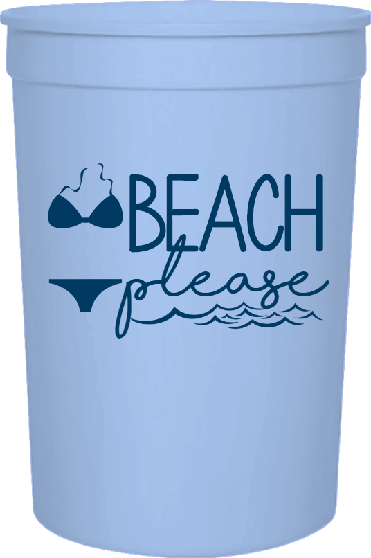 Special Events Beach Please 16oz Stadium Cups Style 122646